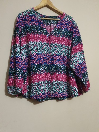 Multi button up blouse - m&s,